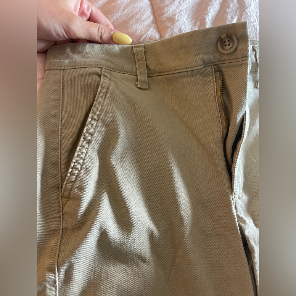 Aeropostale High Rise Slim Khaki Pants